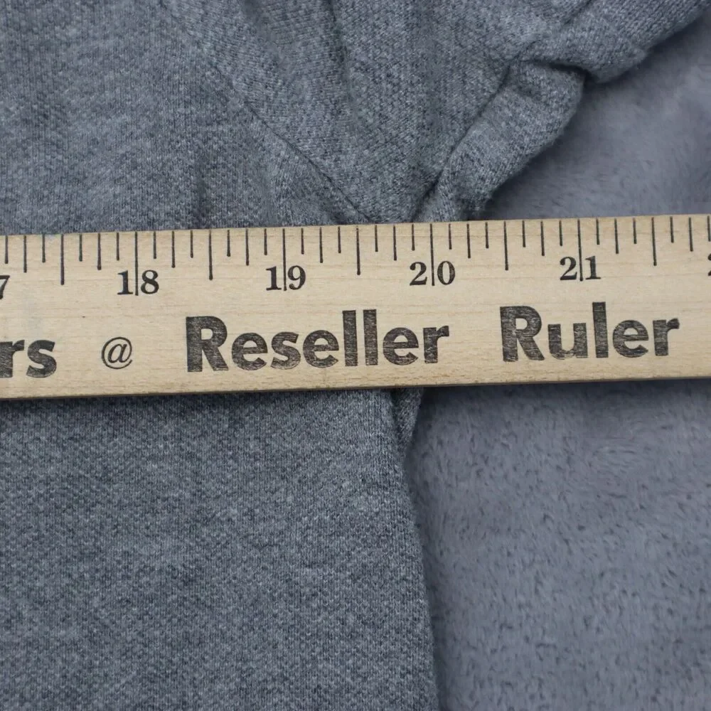 Ralph Lauren Shirt Mens L Gray Custom Fit Chest Button Short Sleeve Collared Top